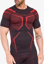 Zdjęcie Koszulka termoaktywna Brubeck Dry SS - black/red - Pasym