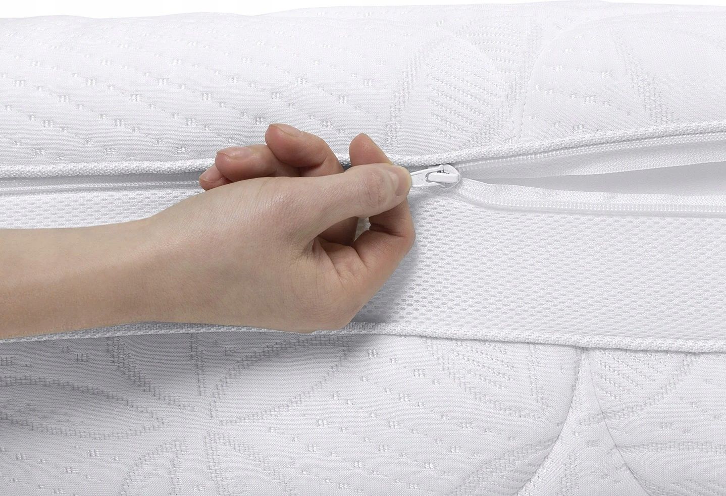 Materac Materac Black Red White Iron Spring 180x200 H2/H3 - Materace H2 ...