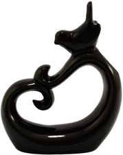 Zdjęcie Stroik Ceramiczny z Ptakiem 21x27x7cm Czarny, Cerkam - Radzyń Podlaski