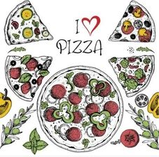 Zdjęcie Serwetki Lunch SD 330x330 Pizza POL-MAK - Barczewo