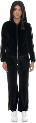 Leone 1947 Apparel Złote Szpilki Damen-Palazzohose Aus Chenille Mit Reißverschluss
