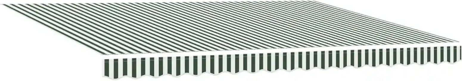VidaXL Markiza Tarasowa Zielono-Biała-Antracytowa 5x3m 3420932 Ręczna ...