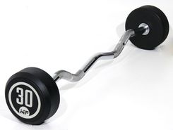 Zdjęcie Muscle Power Stały Drążek Łamany Z Gumą 30kg - Kleczew