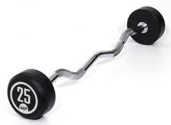 Zdjęcie Muscle Power Stały Drążek Łamany Z Gumą 25kg - Kleczew