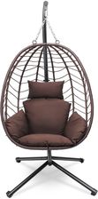 Zdjęcie Fotel Podwieszany Lugo Home & Garden Brązowo-Czarny - Trzebinia