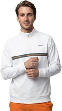 Zdjęcie Męska bluza tenisowa ze stójką Siroko Tiebreak White - Koronowo