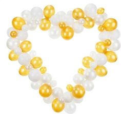 Zdjęcie Girlanda balonowa ze stelażem Serce 160cm, PartyDeco - Dobra