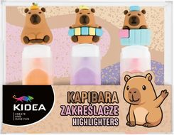 Zdjęcie Derform Zakreślacze Kapibara 3Szt. Kidea - Warszawa