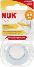 Zdjęcie Nuk Smoczek Star 10726069 0-6m Niebieski - Zakliczyn