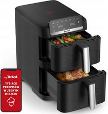Dwukomorowy air fryer pionowy Tefal Easy Fry Crispy Stack EY7528E0