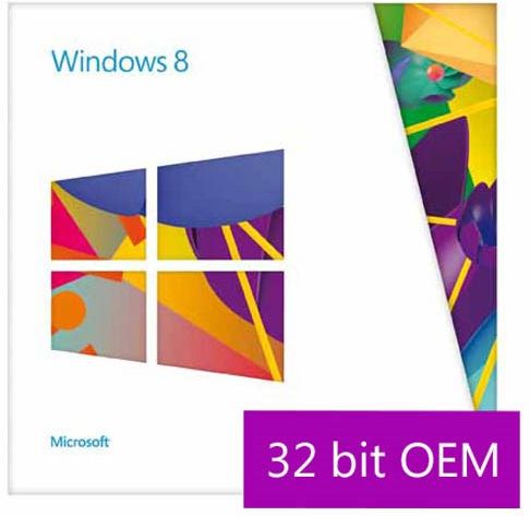 System operacyjny Microsoft Windows 8 OEM 32-bit PL (WN7-00381 ...