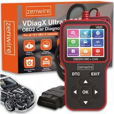 Zdjęcie Interfejs Tester Skaner Diagnostyczny Wyświetlacz OBD2 ELM327 CAN Komputer Zenwire V620 - Warka