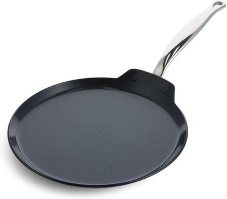 Czarna patelnia naleśnikowa GreenPan Barcelona Pro 28 cm z anodowanego aluminium