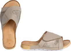 Zdjęcie Klapki damskie barefoot-friendly 0817w skórzane beżowe - Parczew