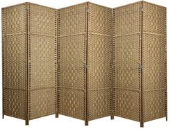 Zdjęcie MAX-LAND Parawan 6 Panelowy jasny brąz 180X300cm (5905601779100) - Poręba
