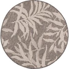 Zdjęcie MULTIDECOR Dywan Liście 80X80 Szaro-beżowy KOD 5904169737188 - Płoty