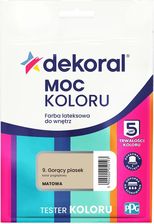 Zdjęcie Dekoral Moc Koloru Tester Gorący Piasek 0.04 l - Świerzawa
