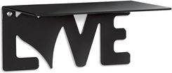 Zdjęcie Wspornik półki Agas Love czarny 140x180 mm - Zator