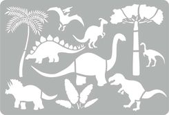 Zdjęcie Szablon dekoracyjny Mega Dinosaur 91X62 5906725266934 - Ostróda
