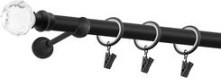 Zdjęcie Gardinia Karnisz pojedynczy PCV czarny mat 19mm 160 cm - Jarocin