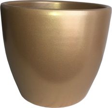 Zdjęcie Ceramiczna Osłonka Irys Złota Na Doniczkę Śr. 22 cm - Nowa Ruda