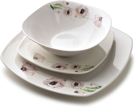 MONDEX AFFEKDESIGN LEA PINK Komplet Obiadowy 18 El. Porcelana Różowy (HTTB9864SR003IED)