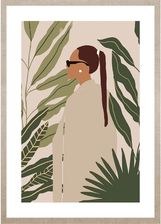 Zdjęcie obraz kobieta w dżungli 53x73 cm - Grybów