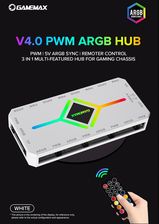 Zdjęcie Kontroler Gamemax V4.0 Argb Hub Pwm (13081300R0066) - Radlin