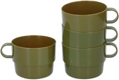 Zdjęcie Zestaw 4 Kubków turystycznych CAMP ACTIVE Military 225 ml 1074405 - Otwock