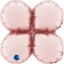 Zdjęcie Balon Foliowy Base Drops Mini Satynowy Różowy 13" Grabo Balloons - Brusy
