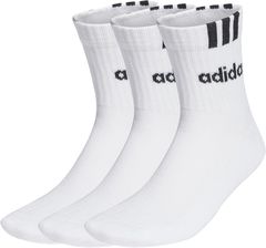 Zdjęcie 3-Stripes Linear Half-Crew Cushioned Socks 3 Pairs - Lwówek