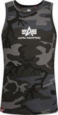 Zdjęcie Koszulka Tank Top Alpha Industries Basic Mid Logo - Black Camo - Góra Kalwaria