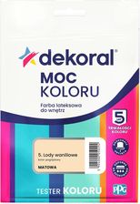 Zdjęcie Dekoral Moc Koloru Tester Lody Waniliowe 0.04l - Brzeg