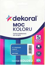 Zdjęcie Dekoral Moc Koloru Tester Farby Niebieski Klejnot 0.04l - Rajgród