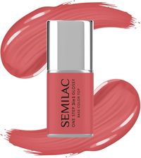 Zdjęcie Semilac One Step 3In1 Glossy Lakier Hybrydowy 3W1 Coral Pink 7ml - Siewierz
