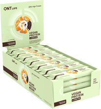 Zdjęcie Qnt Vegan Protein Bar + LCarnitine (28x40g) Chocolate Mandarin Batony - Lublin