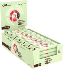 Zdjęcie Qnt Vegan Protein Bar + LCarnitine (28x40g) Chocolate Raspberry Brownie - Lublin