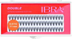 Zdjęcie Ibra Makeup Double Kępki Rzęs 11Mm 60 Szt./1 Opak. - Mława