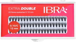 Zdjęcie Ibra Makeup Extra Double Kępki Rzęs 12mm 60 Szt./1 Opak. - Mława