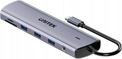 Zdjęcie Hub USB Unitek Hub USB-C 11w1 (D1113BGY01) - Borne Sulinowo
