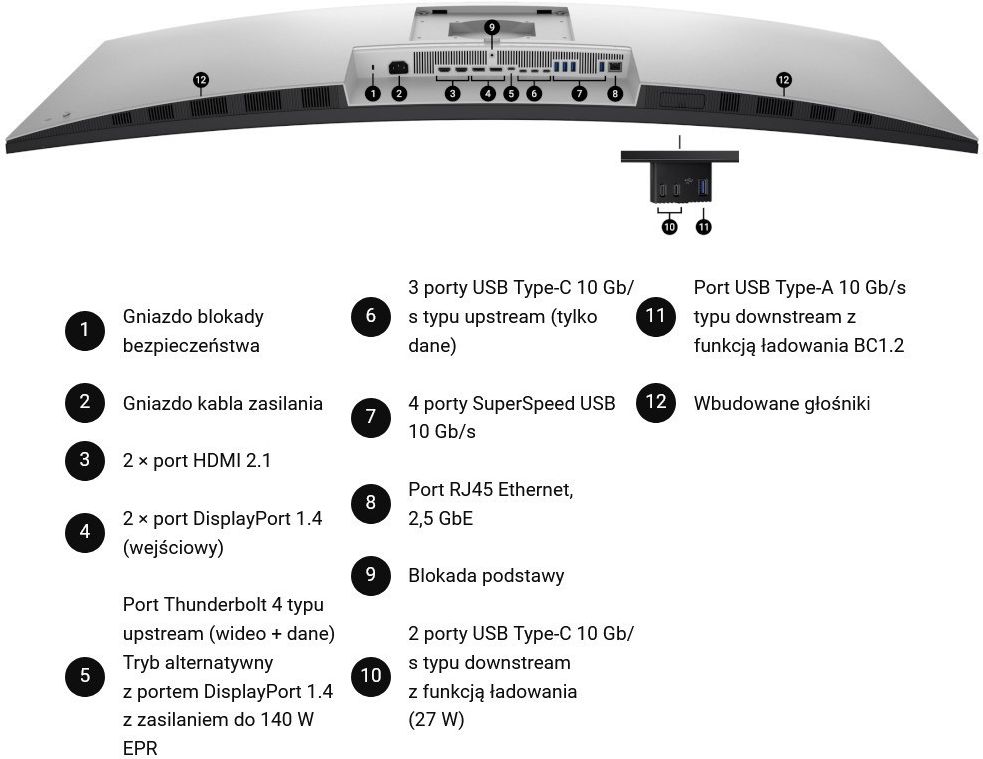 Monitor Dell 51 Polegadas Monitor Dell 51,5 U5226KW (210BTJN) - Opinie i ceny na Ceneo.pl