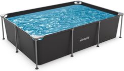 Zdjęcie Basen Virtufit Prostokątny 260x180x66cm Antracyt - Golub-Dobrzyń