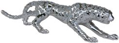 Zdjęcie Lampart figurka ceramiczna srebrna (KOD: 5906726021488) - Łosice