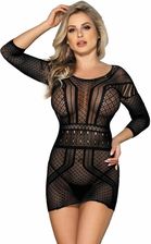 Zdjęcie subblime - 951931 short fishnet dress with bare back one size - d-241342 - Mikołów
