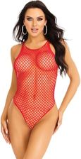 Zdjęcie leg avenue - net snap crotch tank bodysuit one size red - d-244671 - Rybnik