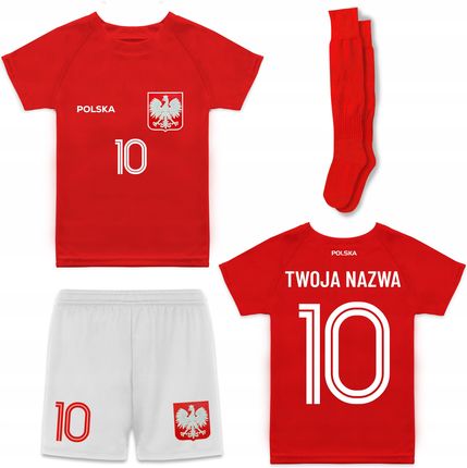 Bez Marki Strój Piłkarski Z Nadrukiem Komplet Piłakrski Lewandowski