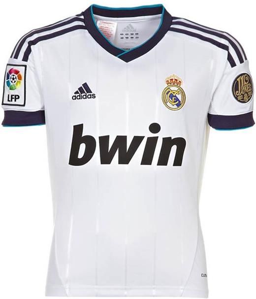 REAL MADRID 2012 2013 HOME FOOTBALL SHIRT SOCCER JERSEY LONG SLEEVE ADIDAS  W4176