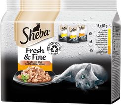 Корм для котів Sheba Mini Fresh & Fine зі смаком птиці 15x50 г - фото 1