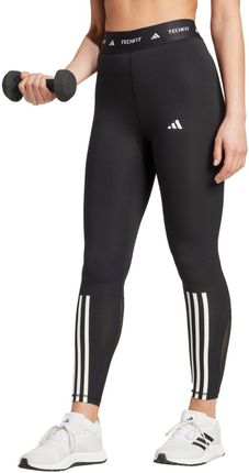 Legginsy damskie adidas Techfit 3-Stripes 7/8 czarne IT2272