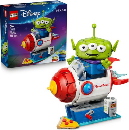 LEGO Disney Pixar 43307 Kosmita z bujaną rakietą Pizza Planet